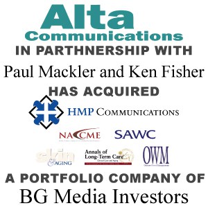 Berkery Noyes Represented BG Media Investors On The Sale Of HMP Communications To Alta Communications, Mackler And Fisher